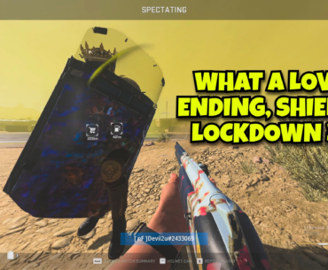 I think the riot shield dude was making fun of him...