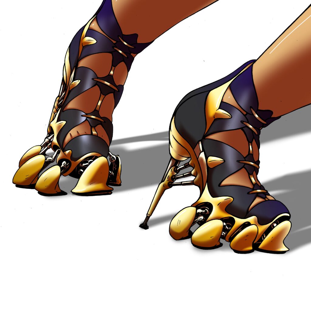 Here’s another set of gravity shoes. Here’s another set of gravity shoes.