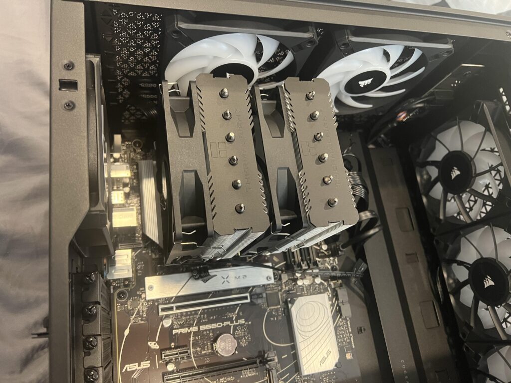 Cooler fan orientation Cooler fan orientation