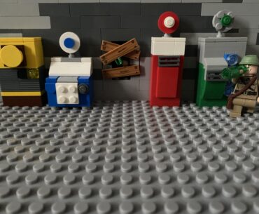 i built the perk machines with legos