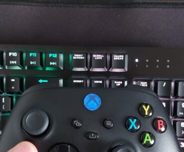 Fixed my xbox controller to play at night on PC