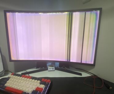 Why my monitor actin all goofy