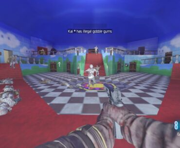 This map takes your points and weapons if you have "illegal" gobblegums but it has a machine??