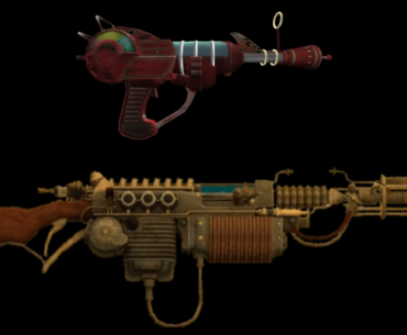 Ray-Gun and Wunderwaffe Pixel Art