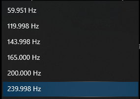 I feel like I'm missing a lot by not having a 240Hz monitor, I'm limited to this peasant speed here