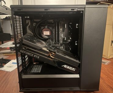 Spent 2 months meticulously planning the perfect parts for my first PC. Didn’t realize just how big the GPU was….