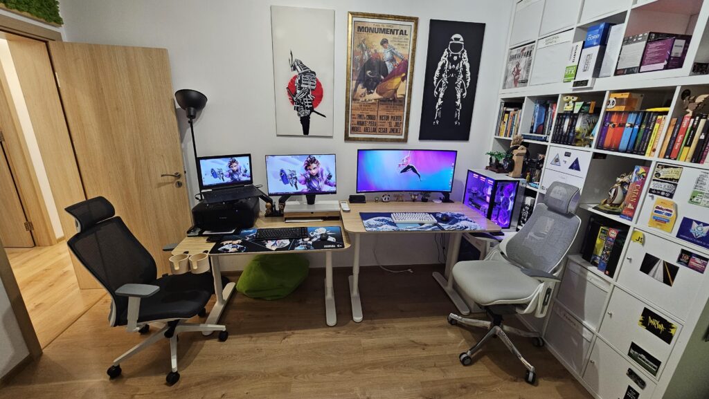 As a 1.95 guy, I got sick of how shallow the Karlby is, so I switched to Bekant for me and the missus