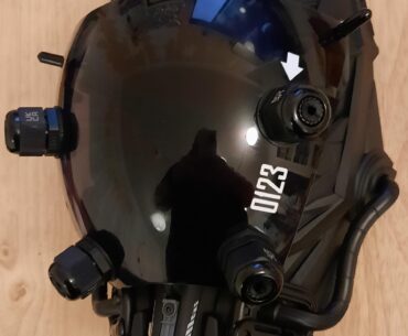 Cyberpunk helmet, WIP