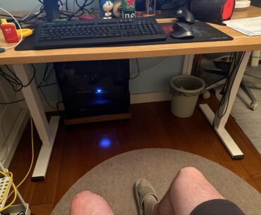What can I use to extract the heat from under my desk?