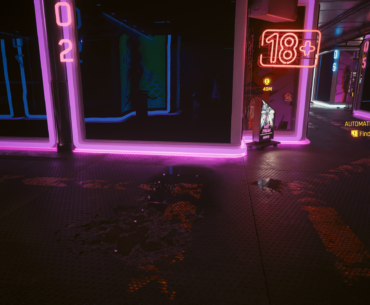 I love Cyberpunk, but why does a sex club have potholes and patches of water on its floors?