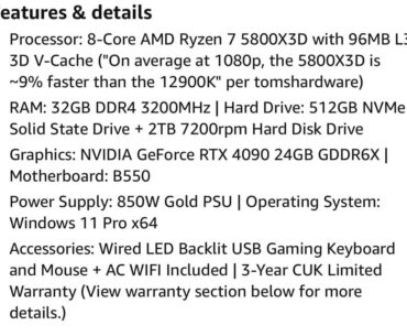 Help me choose. The 4090 build is $2999. The 7900xtx is $1899