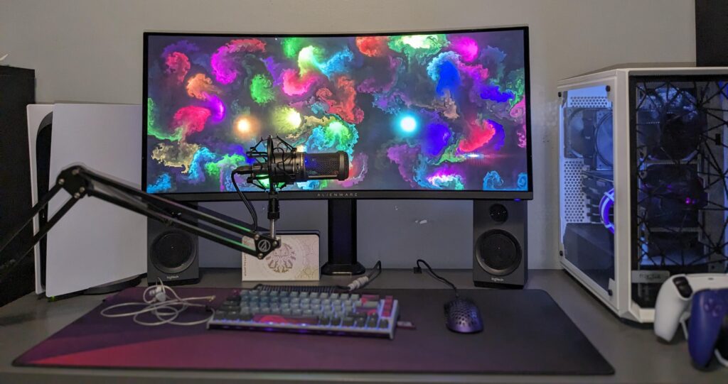 With my new AW3423DWF I feel like now is time to post the ultimate iteration of my setup.