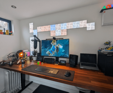 Updated garden office Battlestation