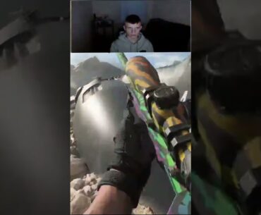 FIRST TRICKSHOT ON MW3  #funnysearchanddestroy #videogame #actinglikeabot