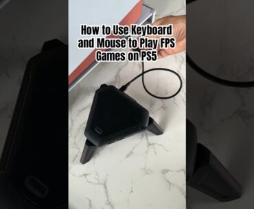 How to Use Keyboard and Mouse to Play FPS Games on PS5 #ps5 #rainbowsixsiege #cod #overwatch