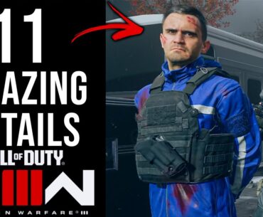11 AMAZING Details in MODERN WARFARE 3
