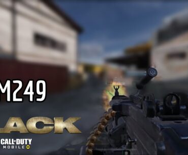 M249 "BLACK" is still Powerful LMG in FPS games
