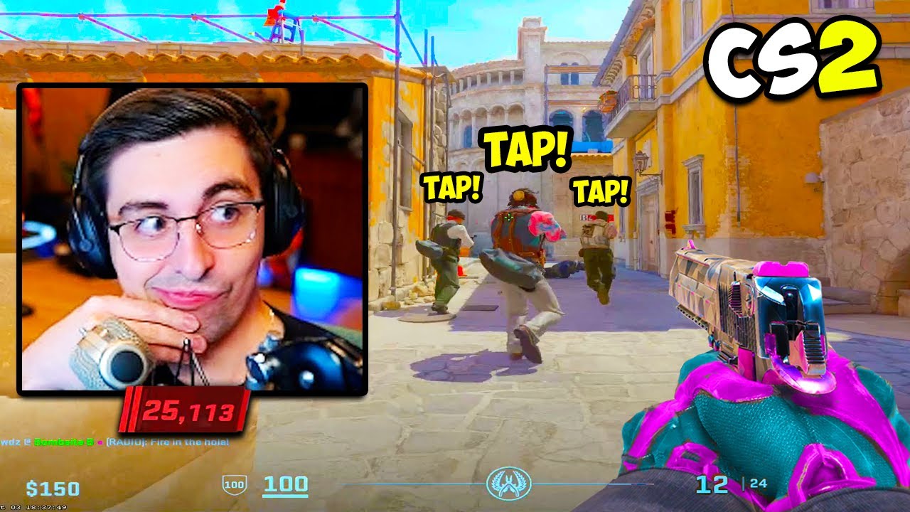 SHROUD SHOWS 100% HEADSHOT ONLY AIM IN CS2! VALVE PLS FIX! COUNTER ...