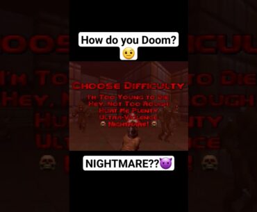 How do you Doom? #retrogamer #doom #id #gaming #retrogaminglife #fpsgames #gamingshorts