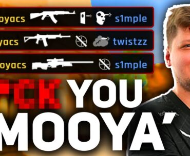 S1MPLE TROLLING SMOOYA & TWISTZZ IN FPL! (CLOSE CS2 GAME)