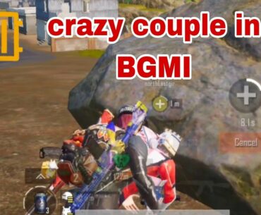 #crazy couple in BGMI #mi 10t HDR 60 fps games play