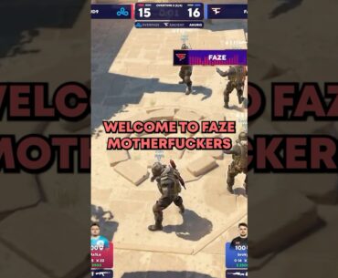 RAIN "WELCOME TO FAZE MOTHERF**KERS" vs Cloud 9 #cs2