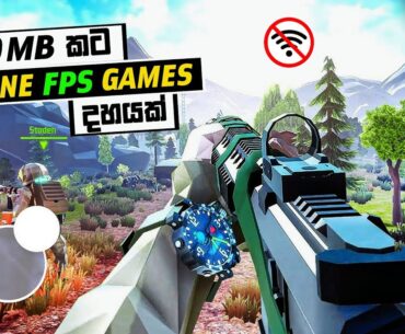 Top 10 Offline Fps Games for Android Under 100 MB | Offline Shooting Games 2023 | Sinhala