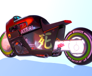 Cyberpunk Motorcycle 3D Model