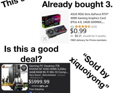 Why do they always ask AFTER buying?