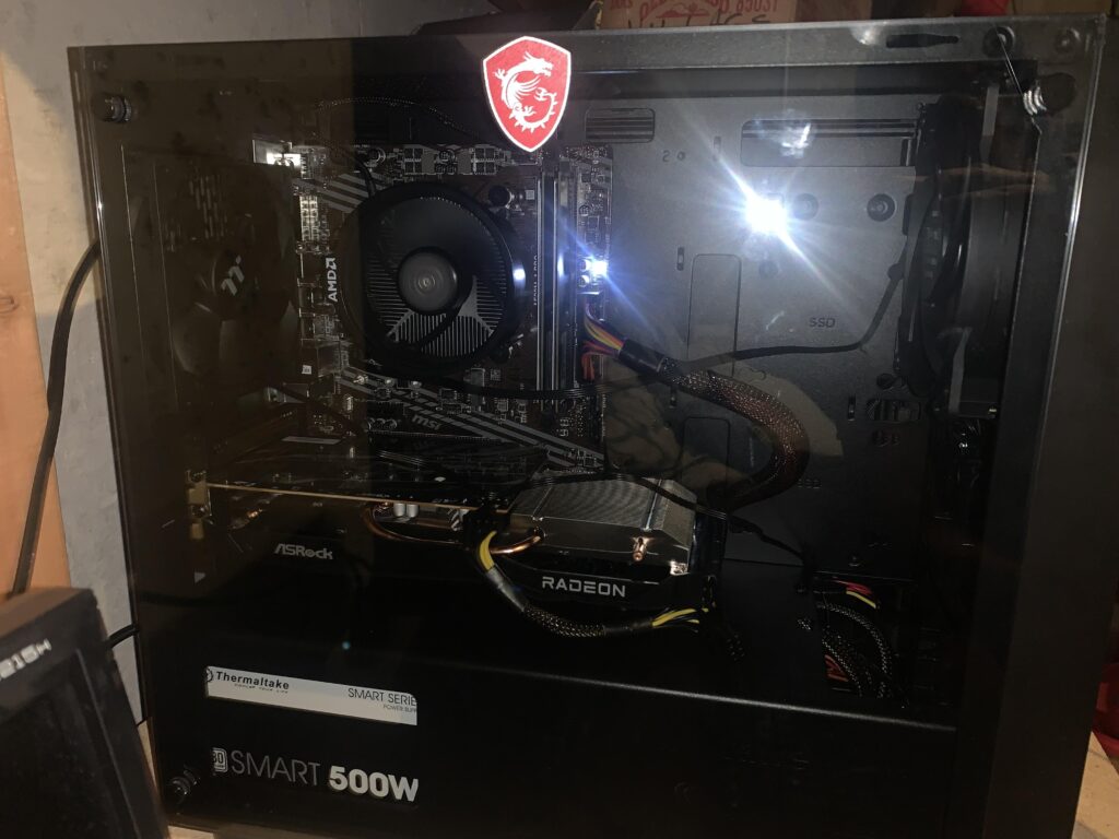 Ok last question guys! Why is the boot light on my motherboard on? It’s a new build