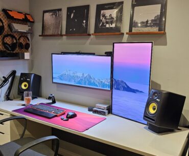Where I work from home, game and listen to music