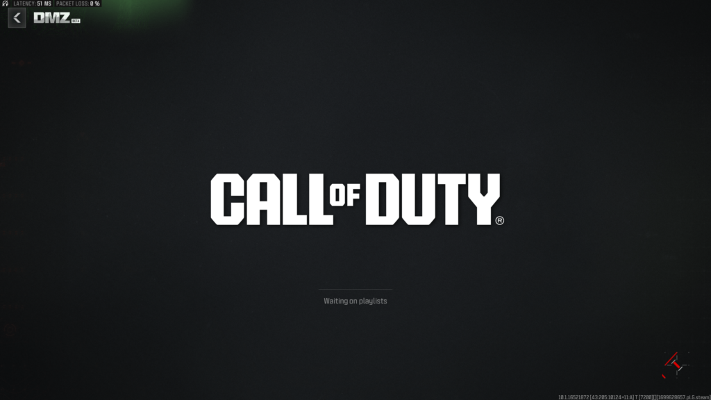 They forgot remove dmz splash from zombie mode