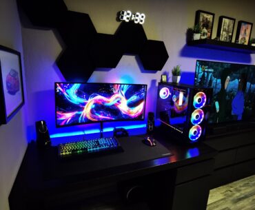 My small all Black Battlestation