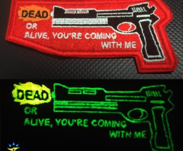 Just wanted to remind you about this small patch of mine with the best line that your hero from Detroit says to criminals and is the name of the Patch btw. „Dead or Alive, you're coming with me” with a simplified version of his gun, shooting and with that line, I think it all fits quite well.