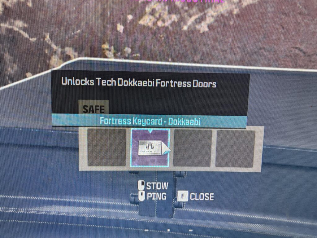 Fortress Key found