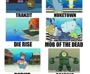 BO 2 maps in SpongeBob