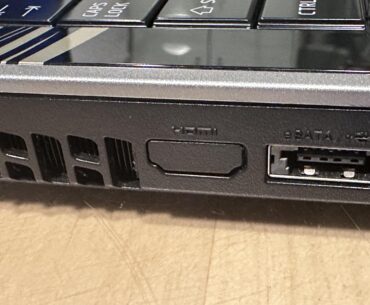 HDMI port blocked off on laptop