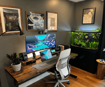 Liking the ultrawide - Added my DIY desk stand too!