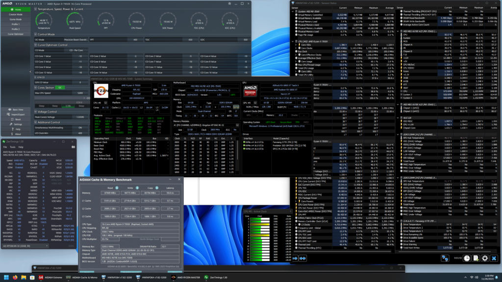 AM5 7950X Memory OC seems to perform pretty medicore. Any suggestions?