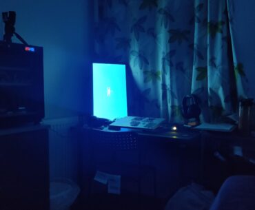 6:32AM, I wake to my Laptop firing up, windows update bathing my room in blue light. What's up with that?