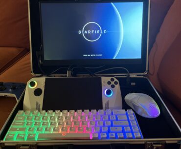 Just finished building my portable gaming station