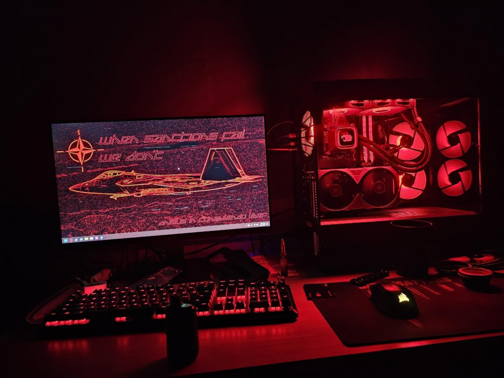 The barracks room setup