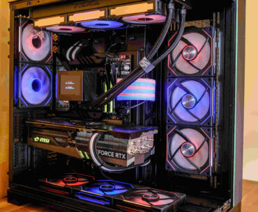 New beast 7800x3D 4090 Msi Gaming x trio Asus Rog Hero Motherboard Asus Ryujin II 360 Lian Li Evo Xl Lian Li sl fans infinity 120