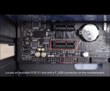 Is the Com header the same as a usb?
