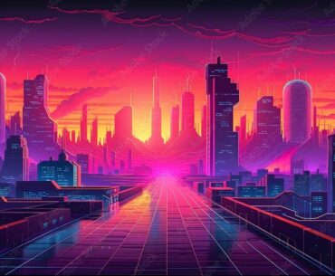 Unpopular opinion: Why does most cyberpunk these days look like a new wave poster? (All purple and palm trees and neon grids in the sky?