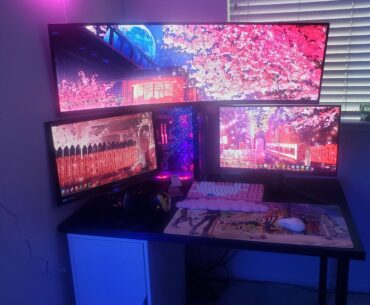 Just finished setting up my new setup with the help of my lovely boyfriend <3