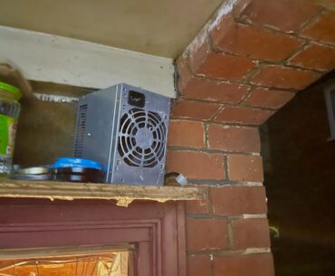 Threw out an old power supply, and thought it was gone. I just went outside and saw the my (technologically challenged) dad has stored it outside for ‘safekeeping’
