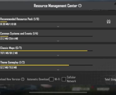 Resource management center