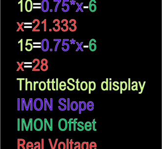 IMON values ​​not applied?