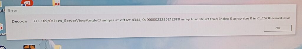 Weird error that crashed my game, anyone know what it means?